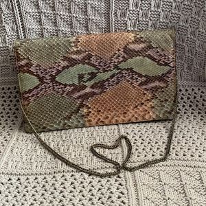 Vintage Chic De Paris Snakeskin Bag